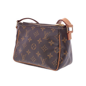 Louis Vuitton Shoulder Handbag Bag Monogram Viva Cite Brown Canvas